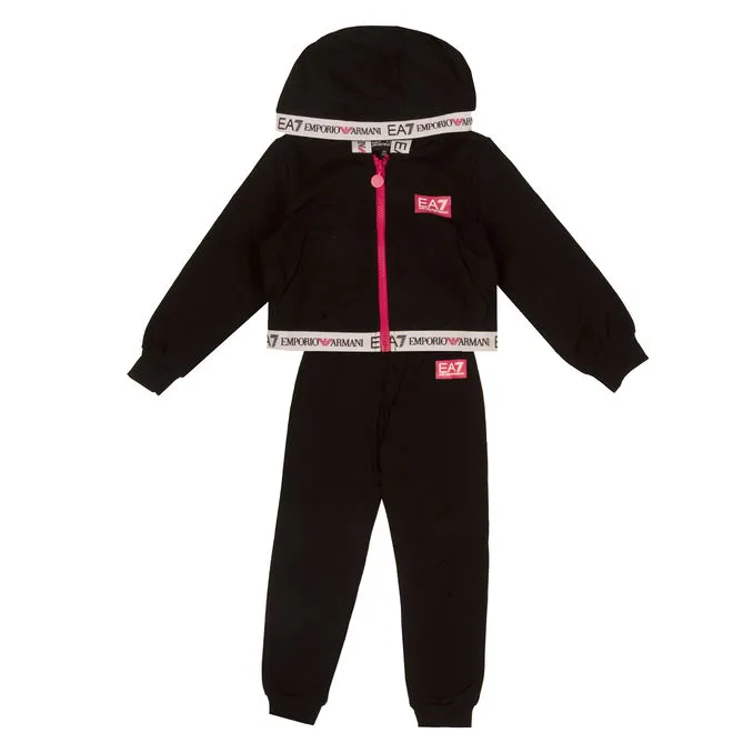 JUMPSUIT JOGGER AND HOODIE Girl Black