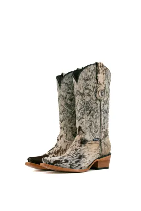 Katherine Cowhide Snip Toe Cowgirl Boot Size 5.5 Box RF4 FINAL SALE