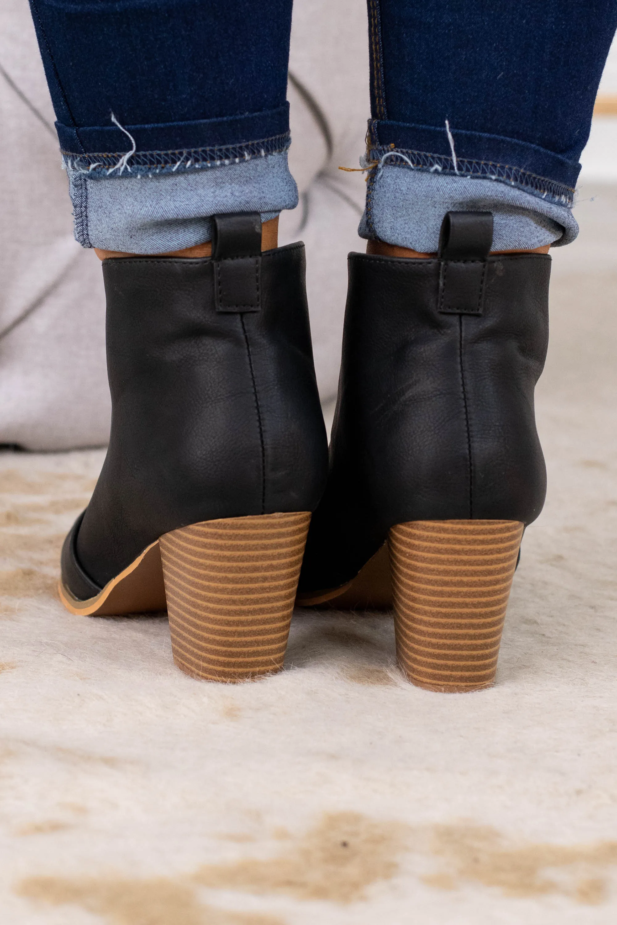 Keep On Walkin' Booties, Black