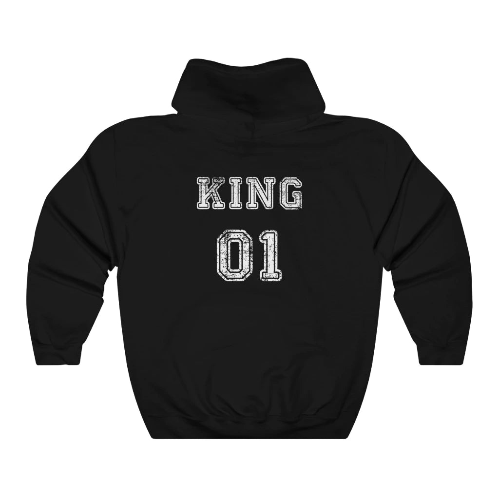 King And Queen 01 Couple Hoodies