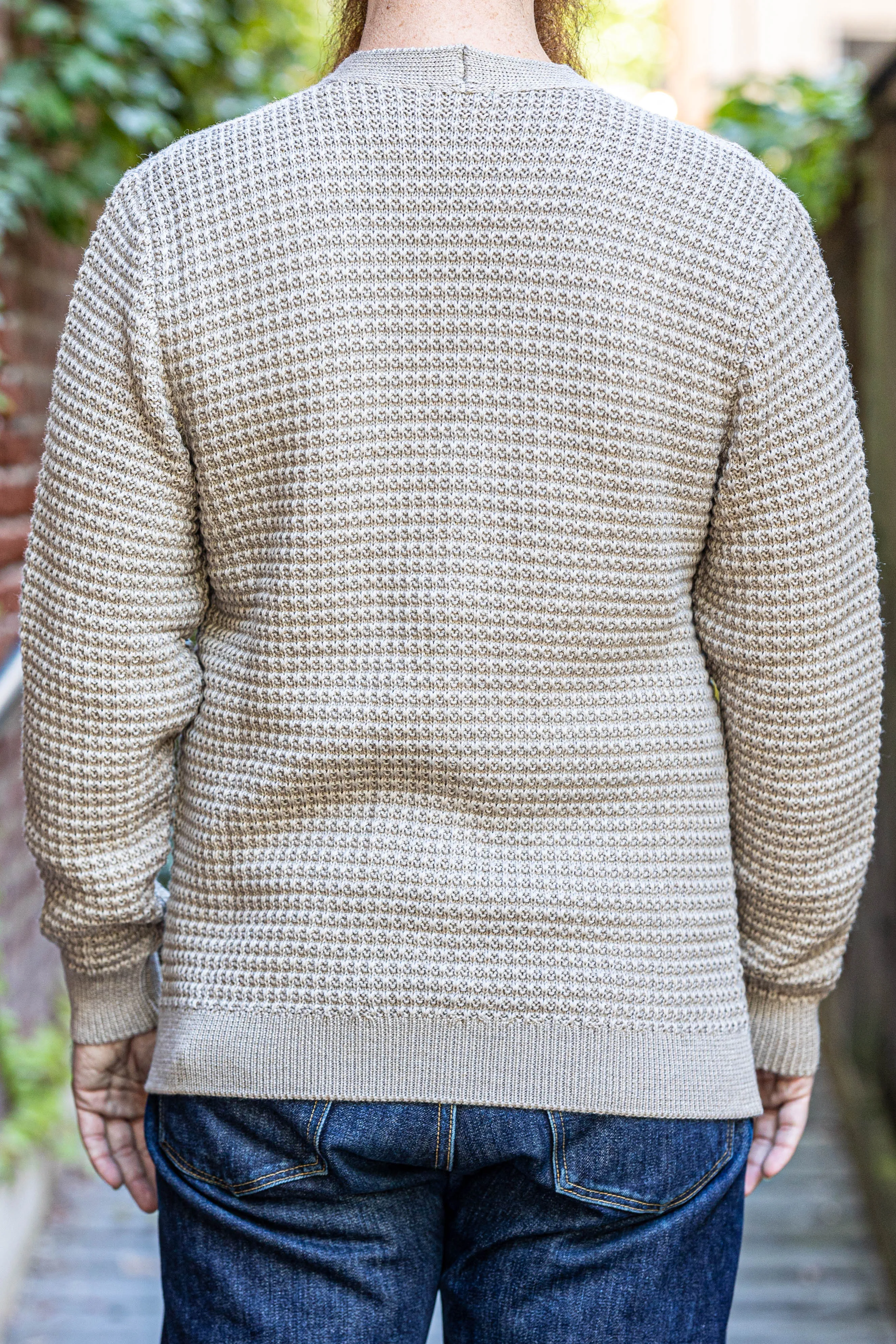 Knickerbocker Merino Pebble Cardigan - Camel