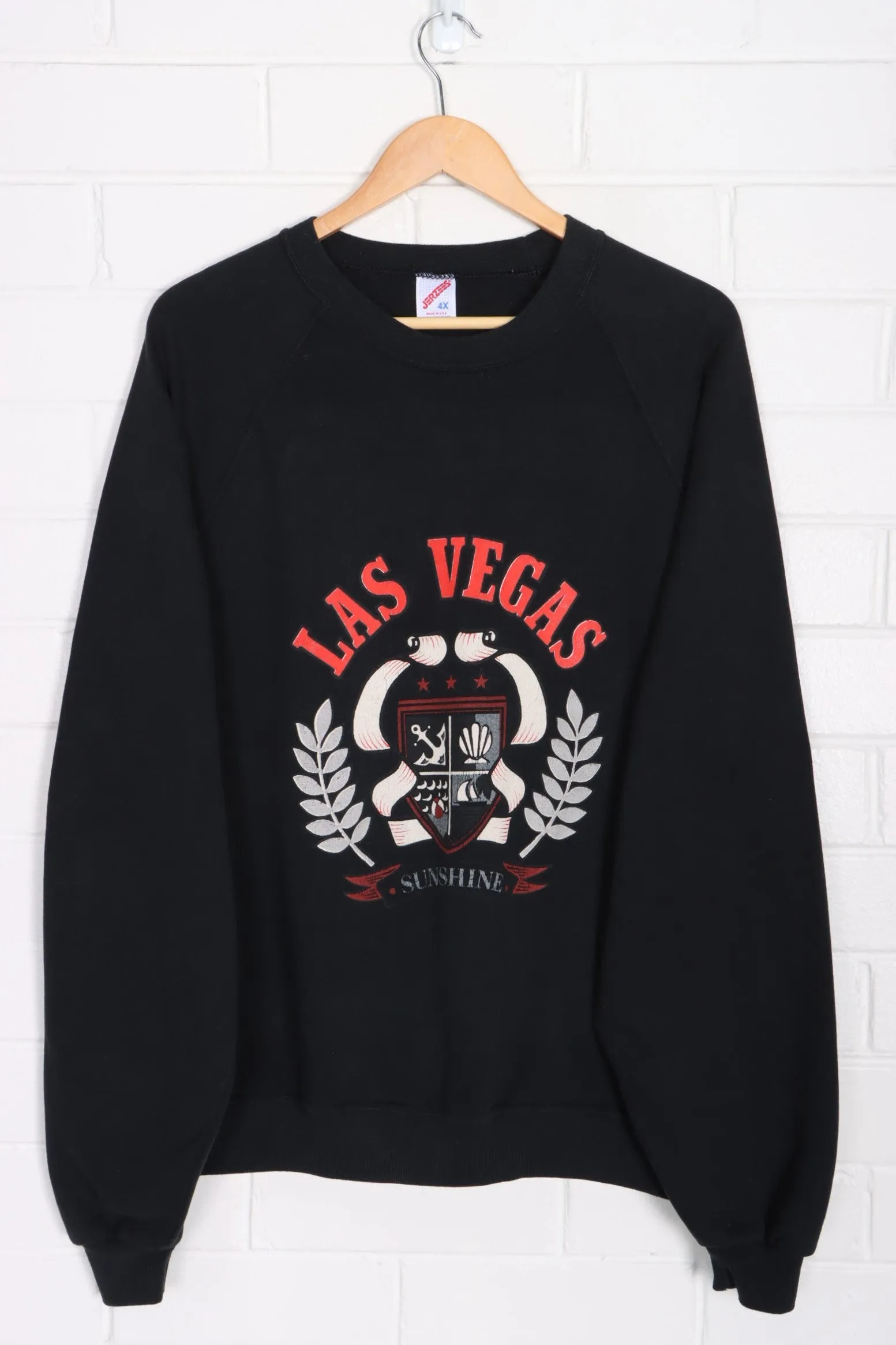 Las Vegas Sunshine Nautical Coat of Arms Sweatshirt USA Made (XXL)