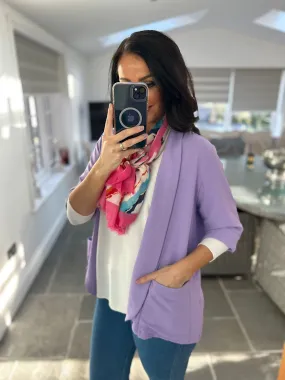 Lilac Lightweight Jacket Daphne