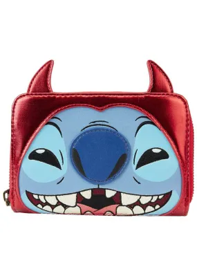 Loungefly Disney Stitch Devil Cosplay Wallet Red