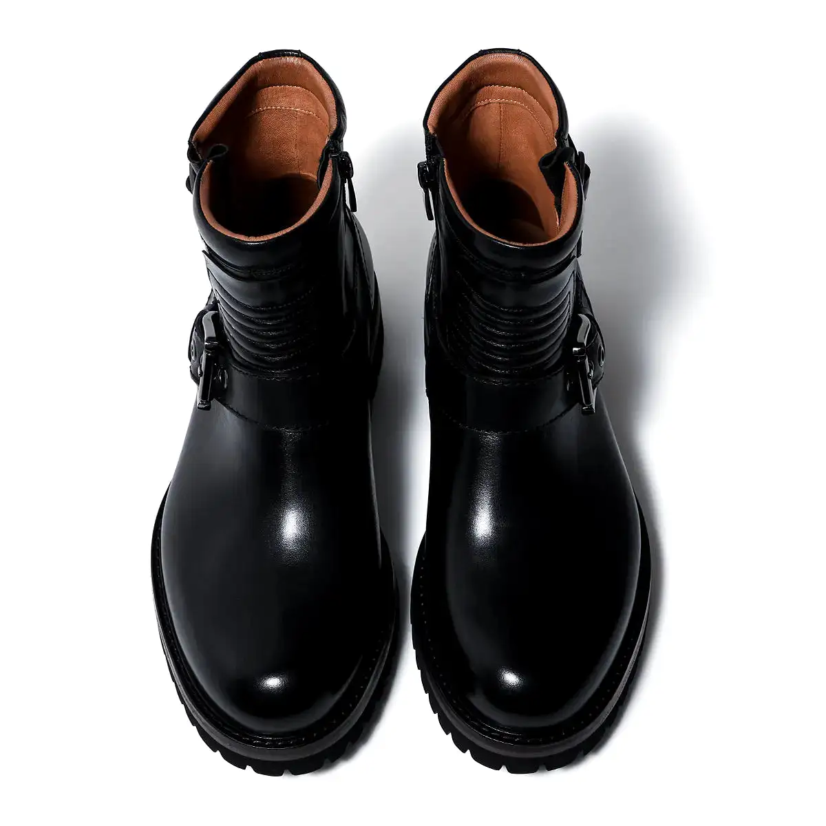 Man's Soft Leather Boots 528H05