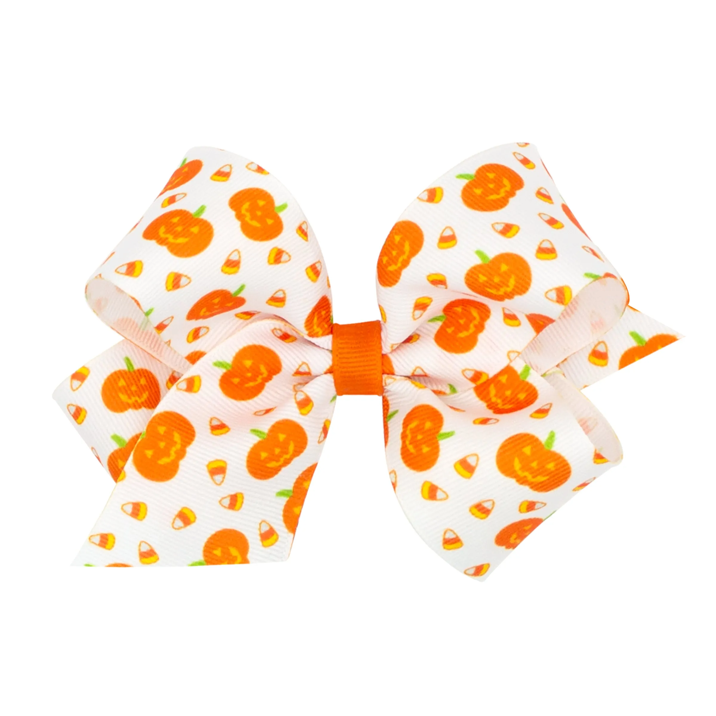 Medium Halloween Print Bow - Candy Corns