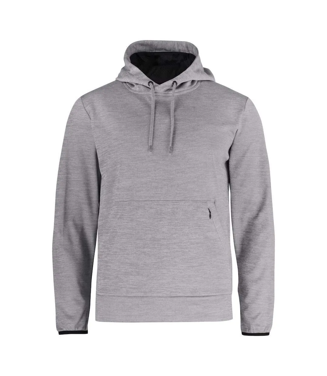 Mens oakdale melange hoodie grey melange Clique