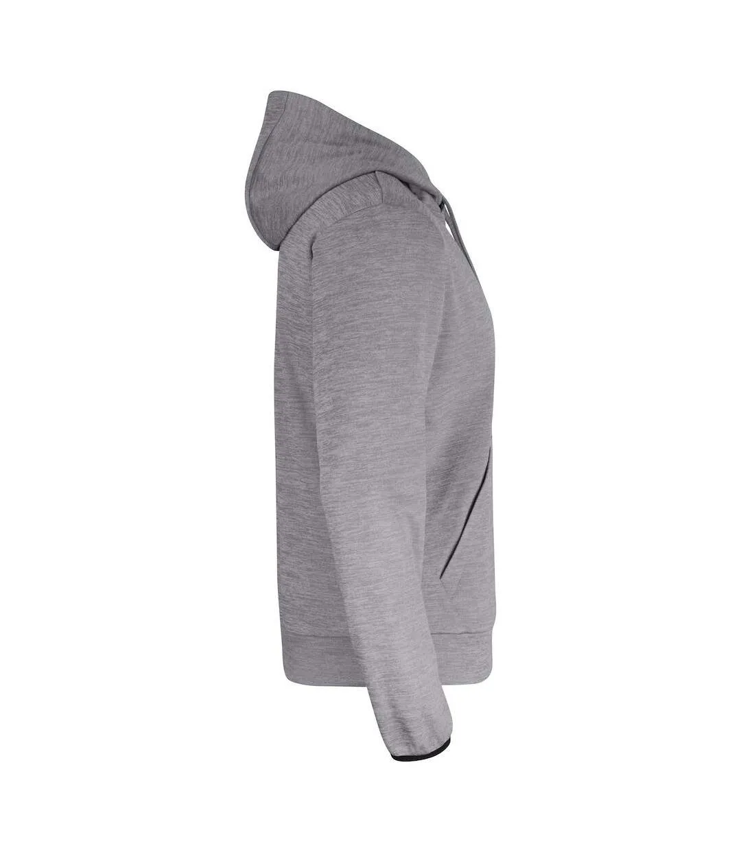 Mens oakdale melange hoodie grey melange Clique