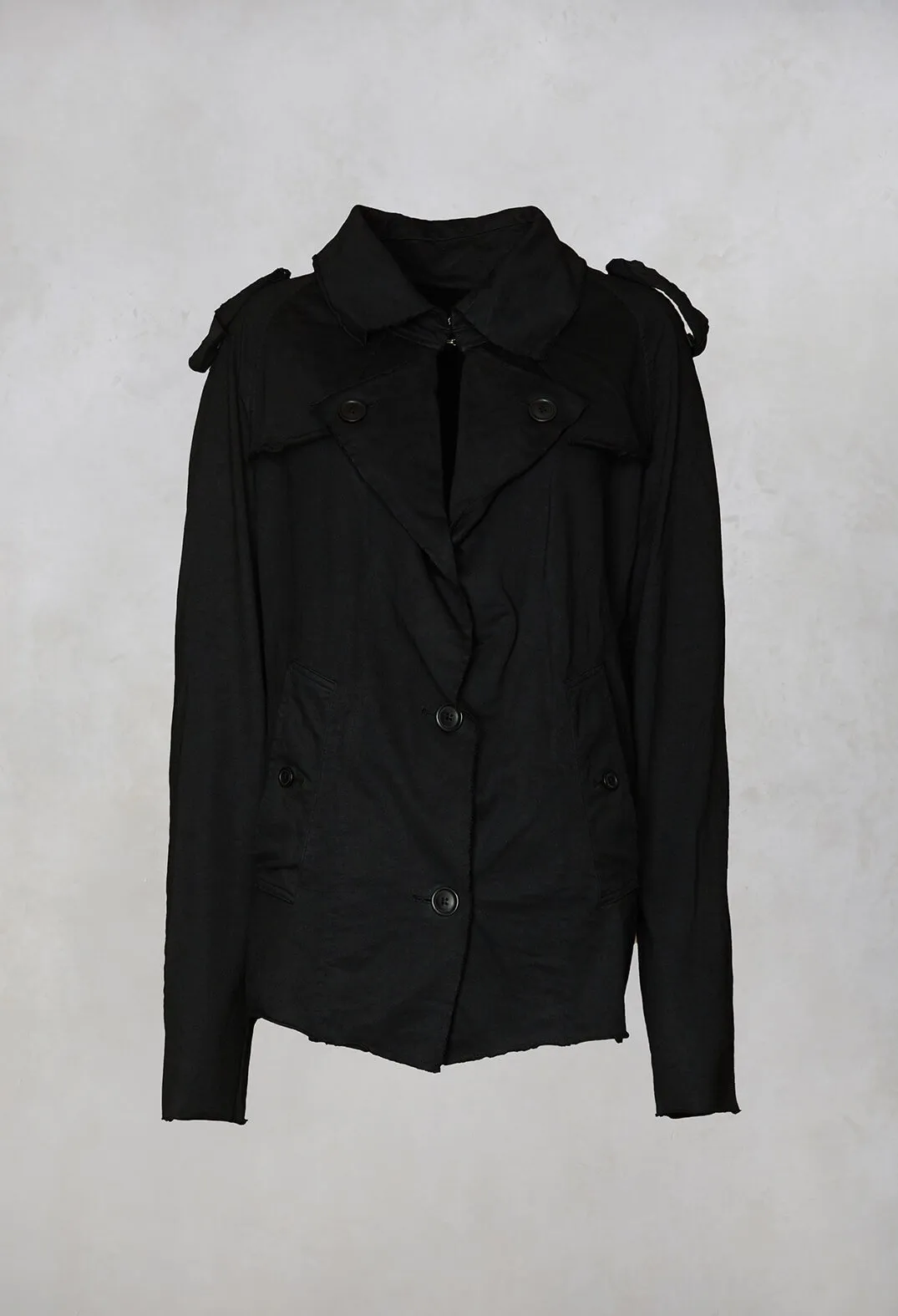 Military Jacket in Black