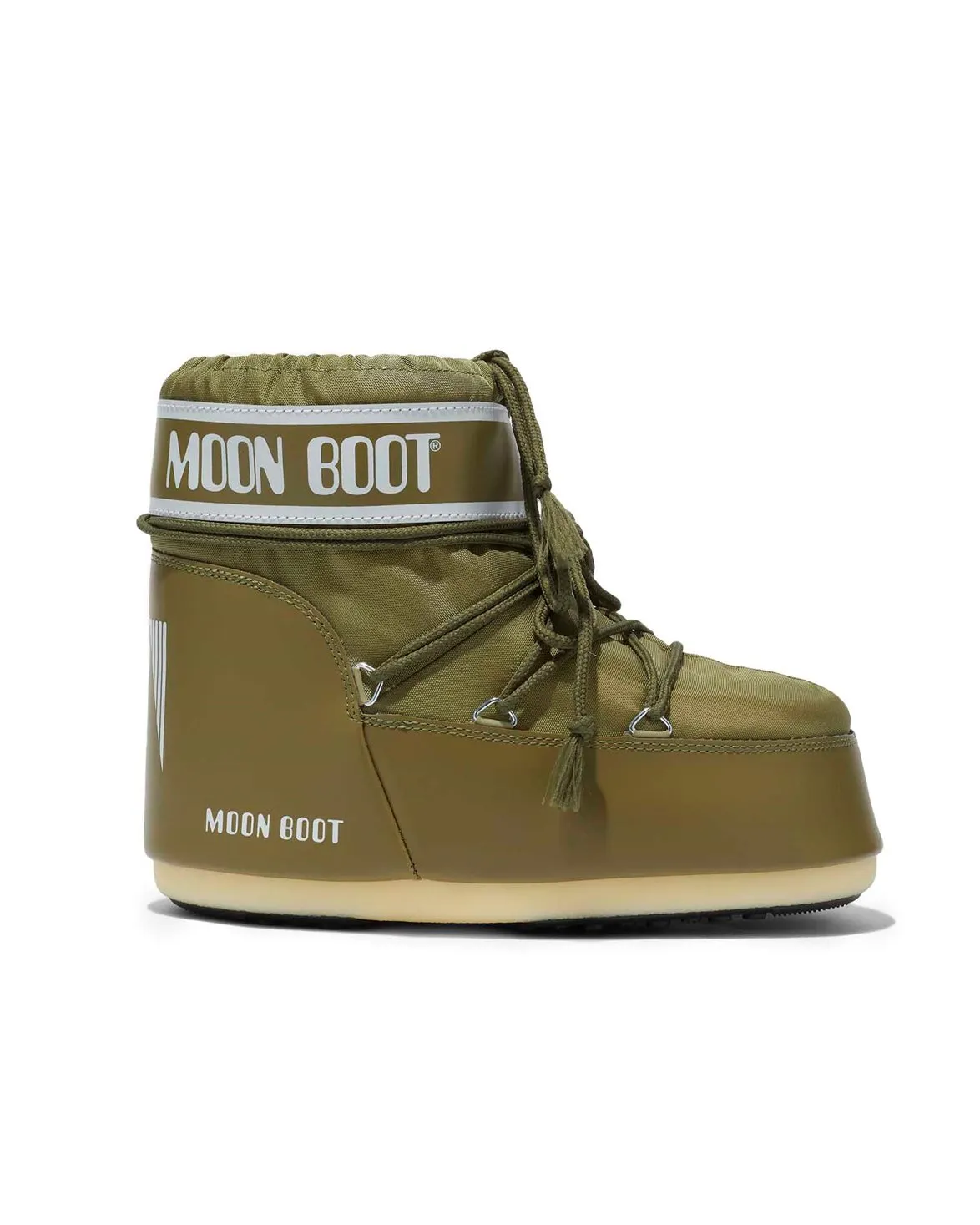 Moon Boot Icon Low Nylon Boots Khaki