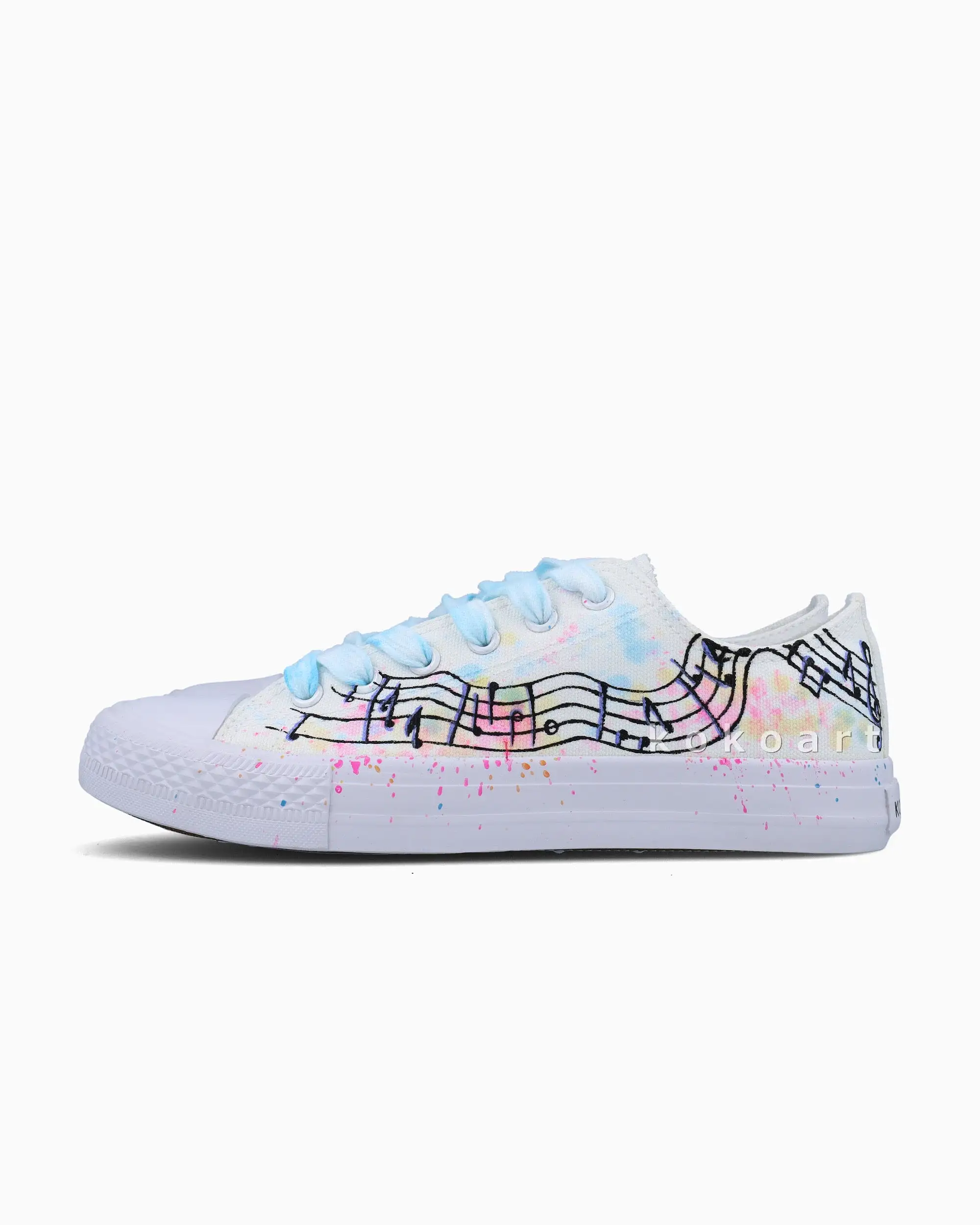 Music Hand Painted Shoes