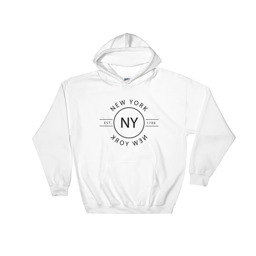 New York - Hooded Sweatshirt - Reflections