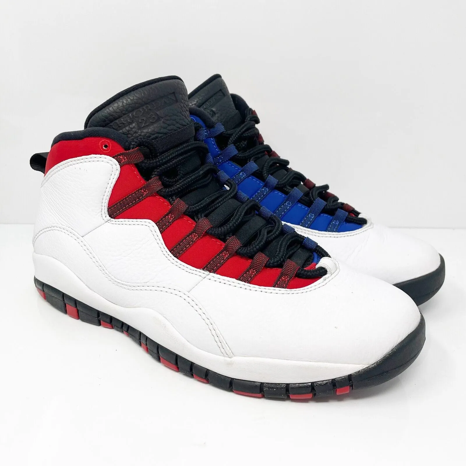 Nike Mens Air Jordan 10 310805-160 White Basketball Shoes Sneakers Size 10