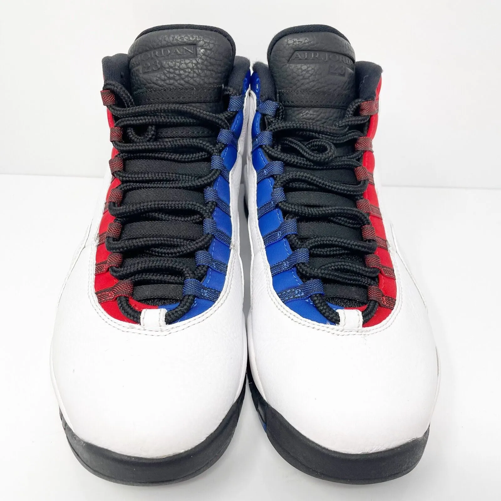 Nike Mens Air Jordan 10 310805-160 White Basketball Shoes Sneakers Size 10