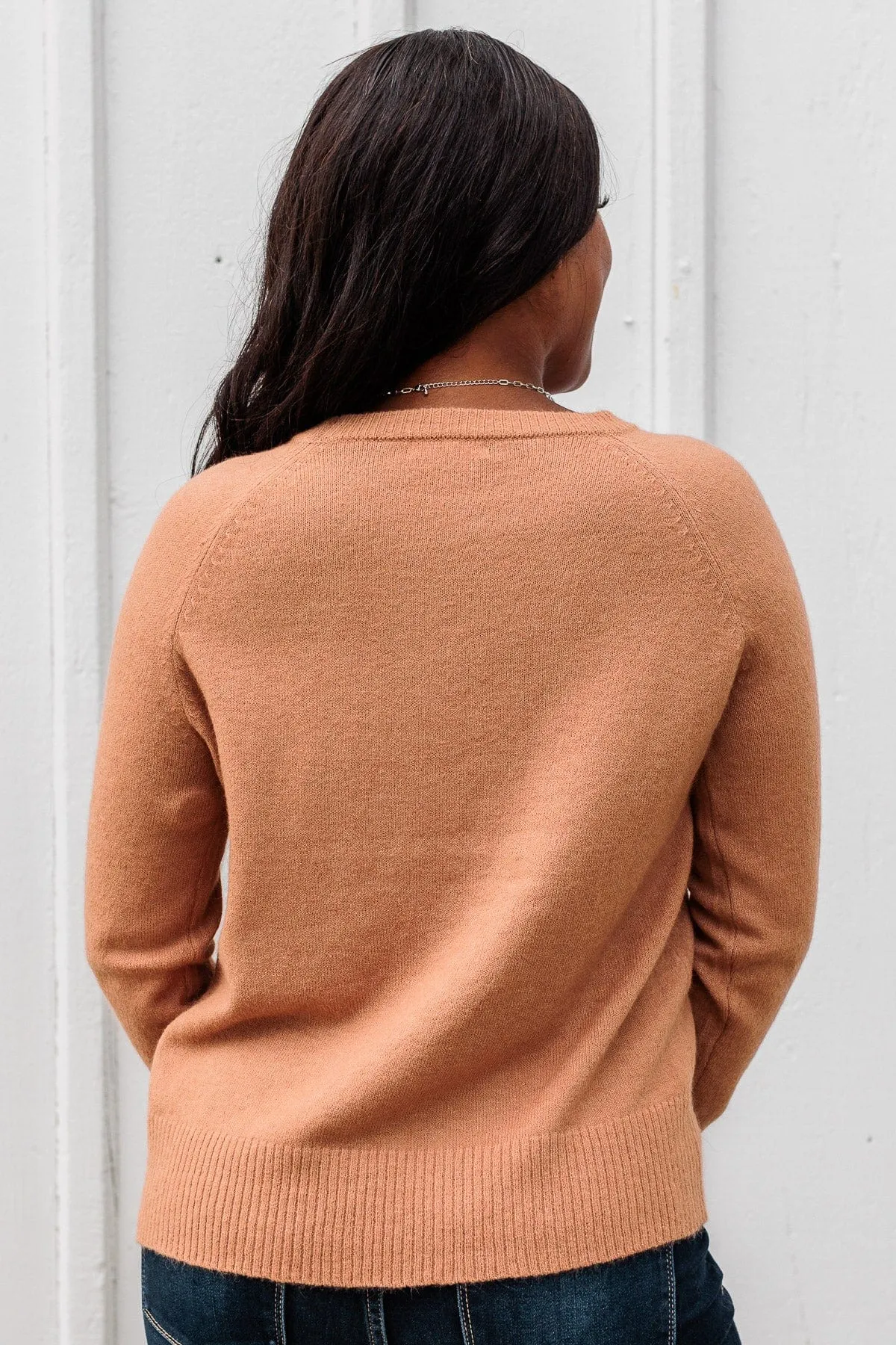 No Regrets Brushed Knit Sweater- Dusty Clay