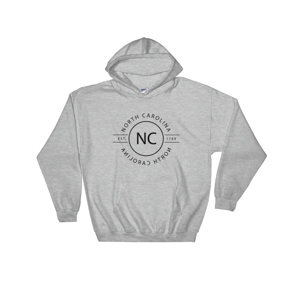 North Carolina - Hooded Sweatshirt - Reflections