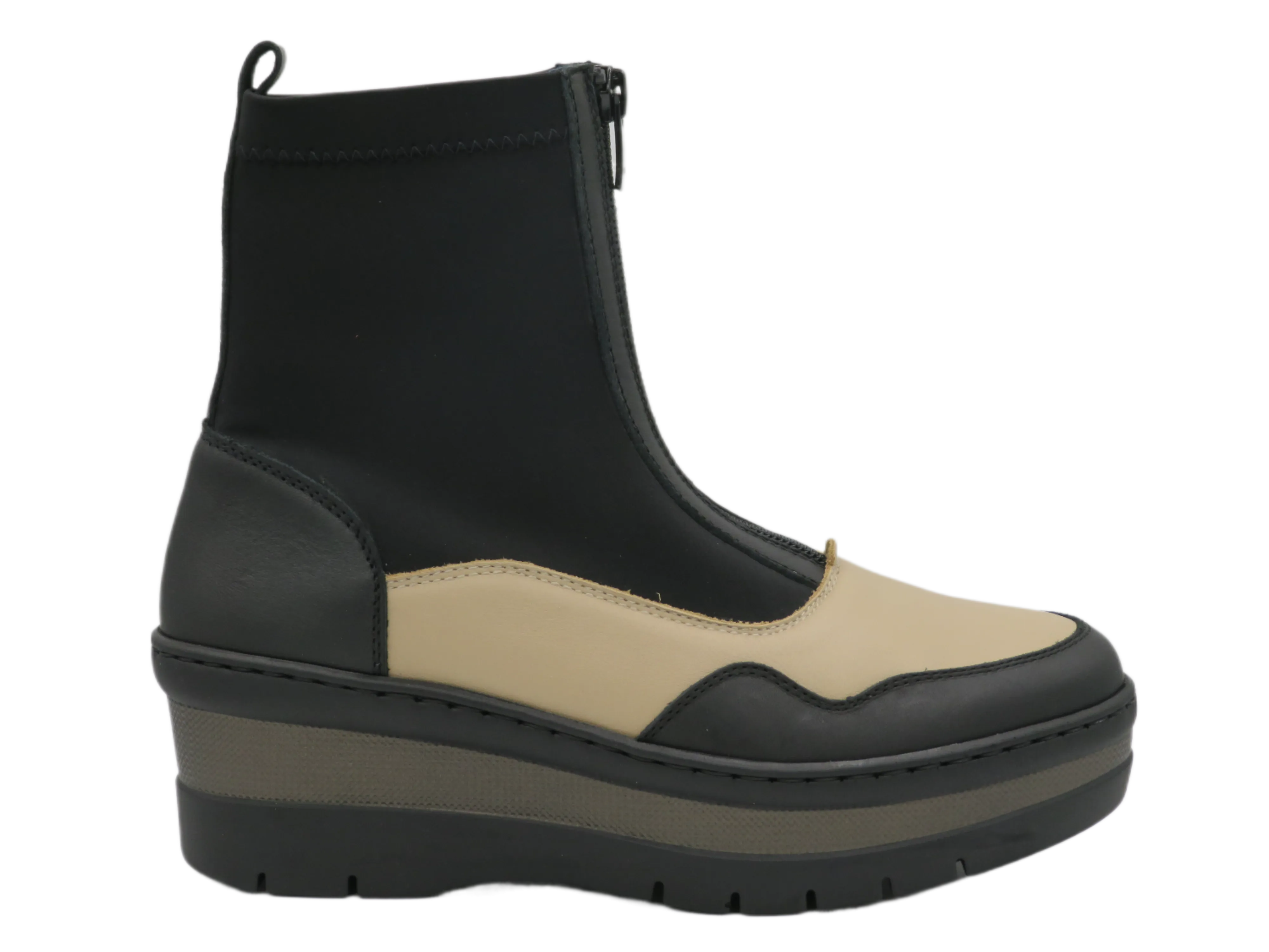 Notton Wedge Boot with Front Zip