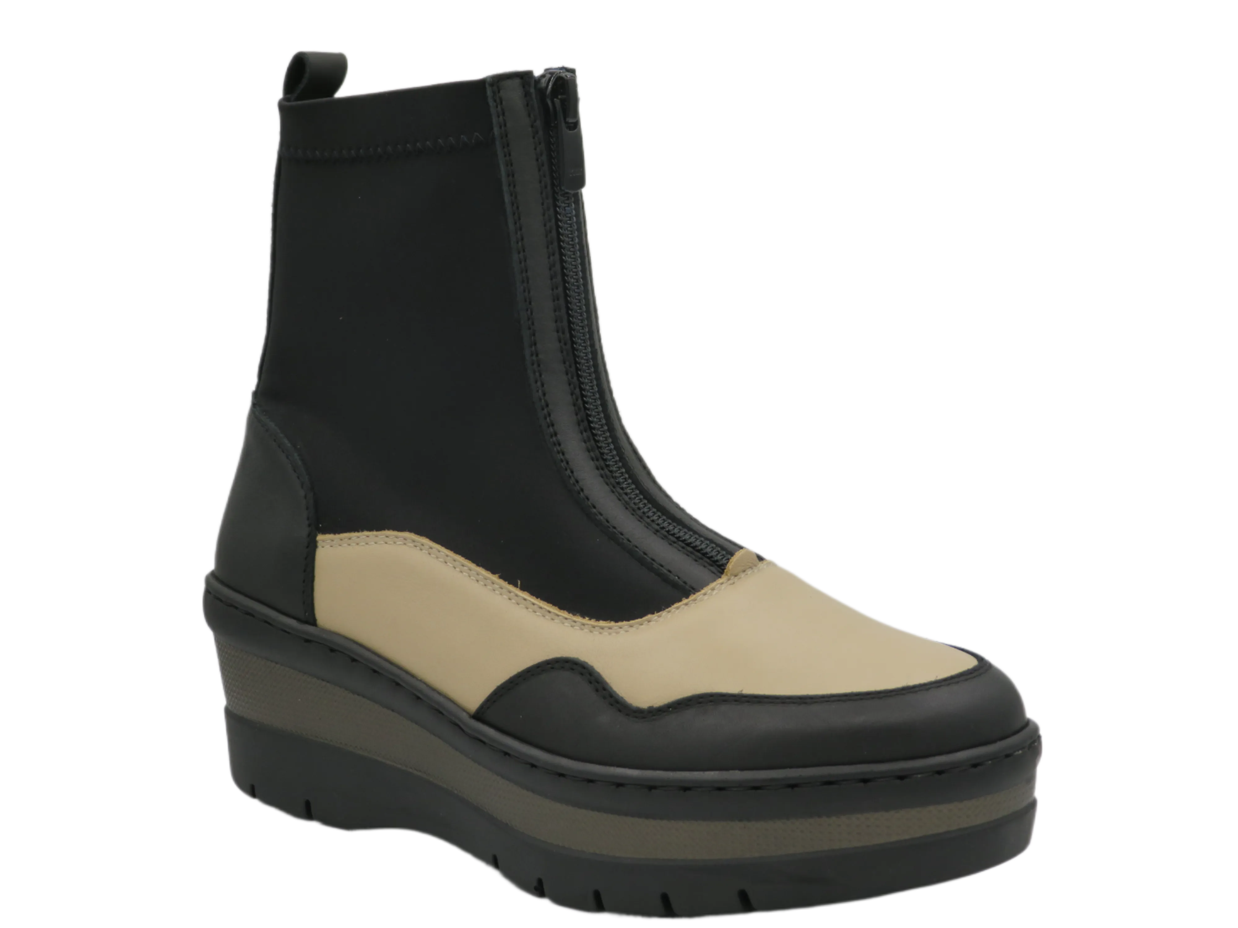 Notton Wedge Boot with Front Zip