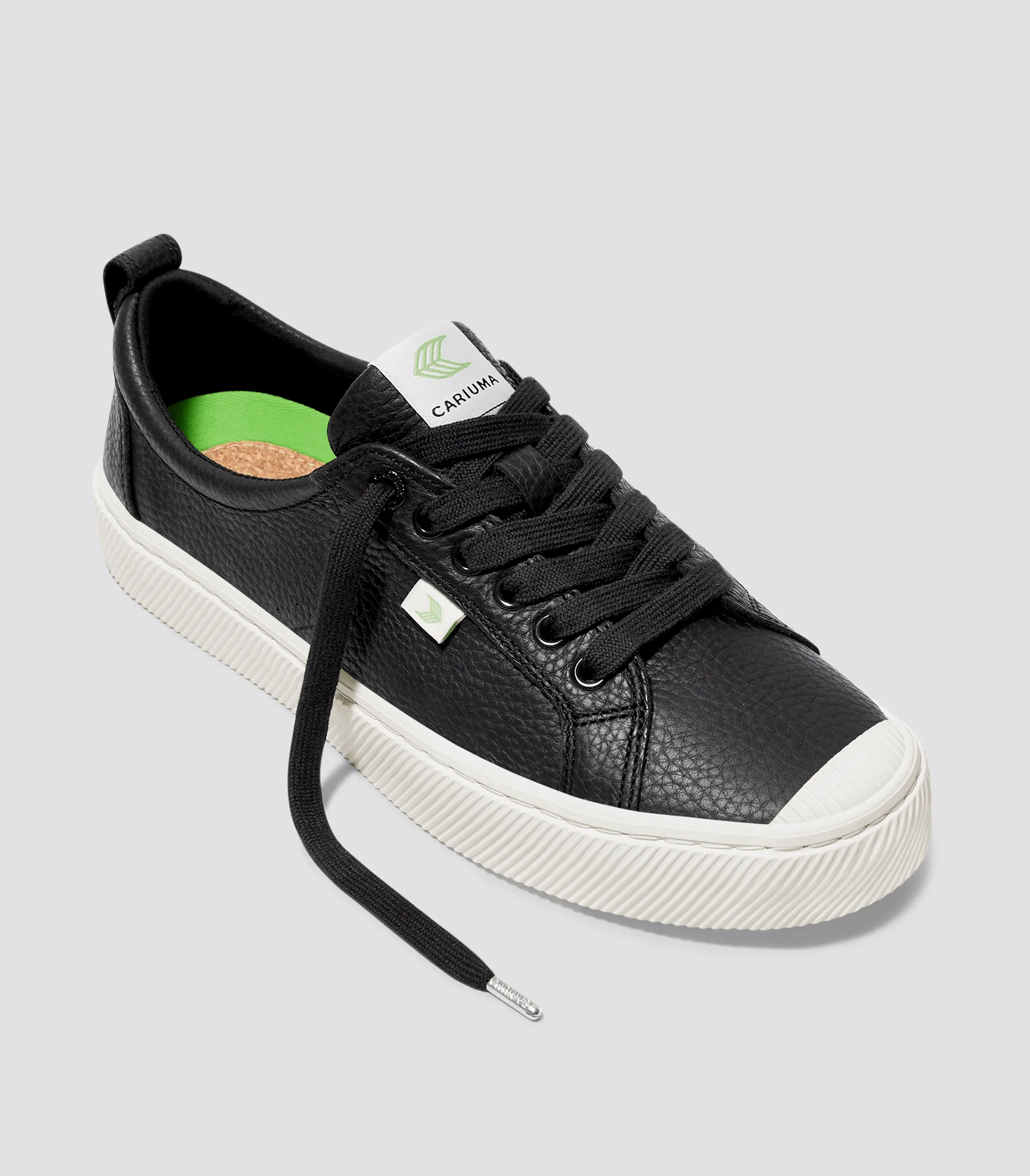 OCA Low Black Premium Leather Sneaker Men