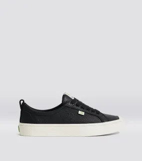 OCA Low Black Premium Leather Sneaker Men