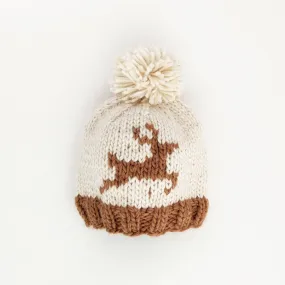 Oh Deer Beanie Hat 0-6 Months