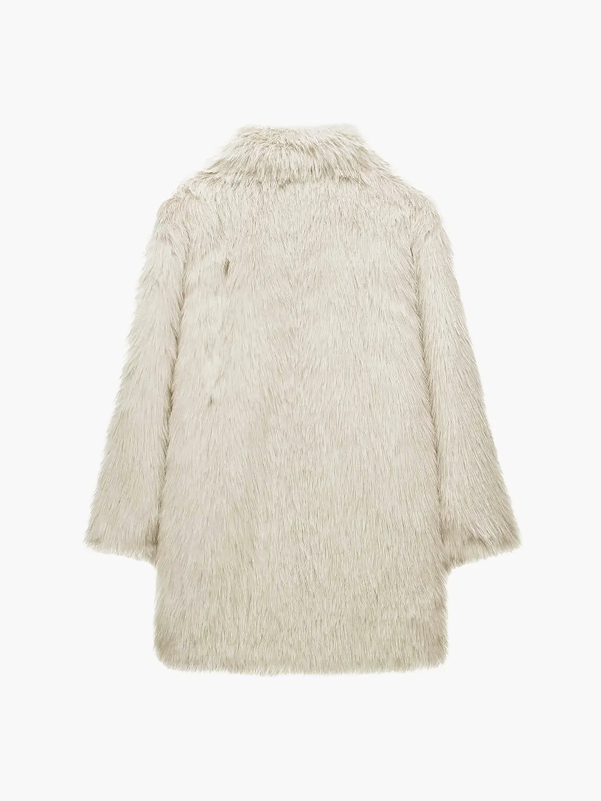 Oversized Fuzzy Women Faux Fur Coat