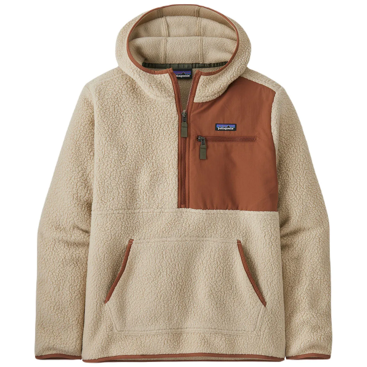 Patagonia Men's El Cap Khaki Retro Pile Fleece Pullover