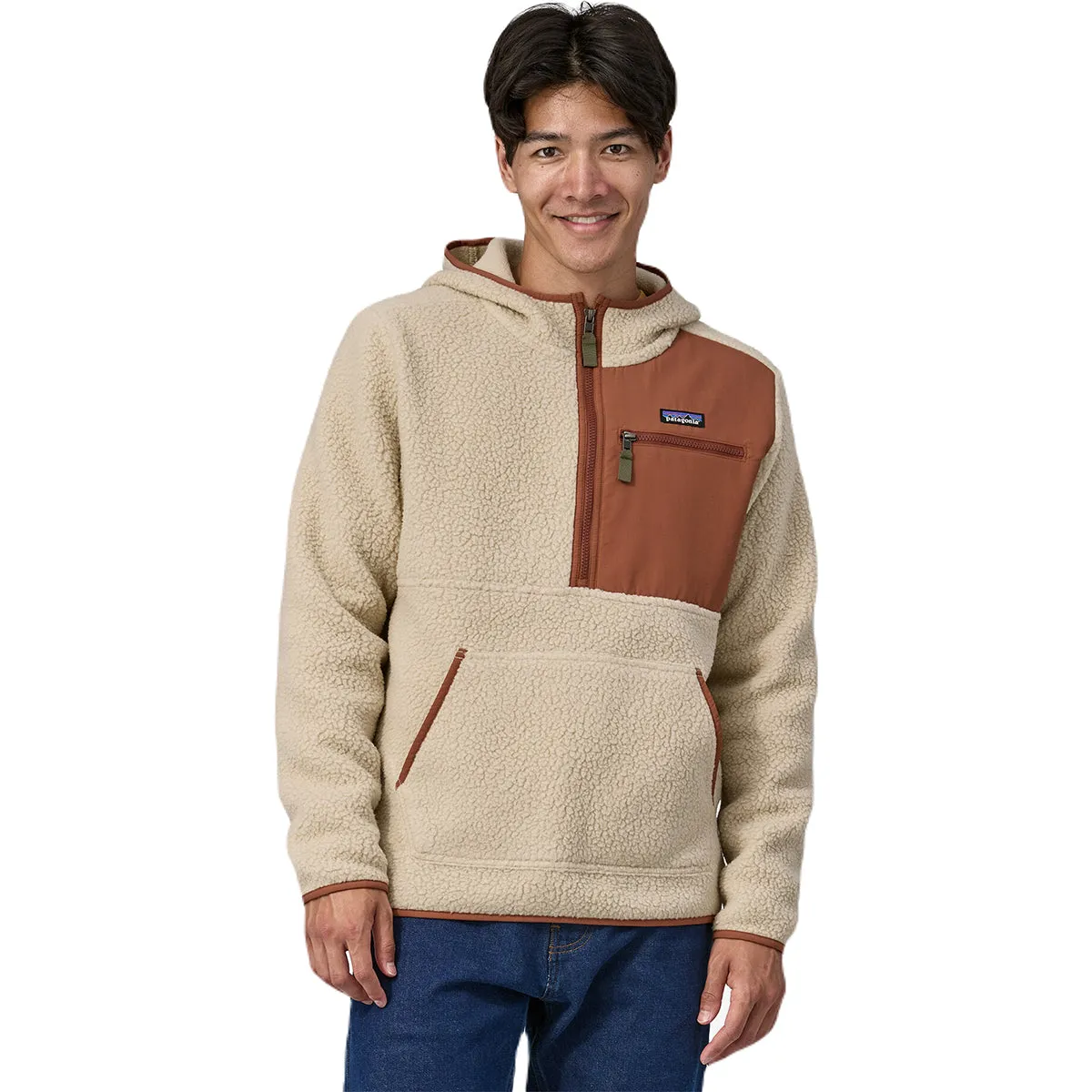 Patagonia Men's El Cap Khaki Retro Pile Fleece Pullover