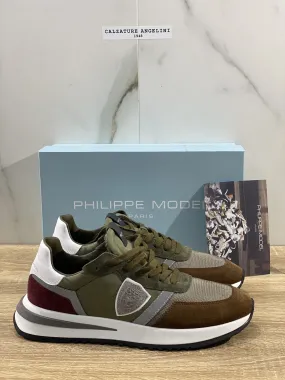 Philippe Model Tropez 2.1 low man mondial sneaker gris marron 44