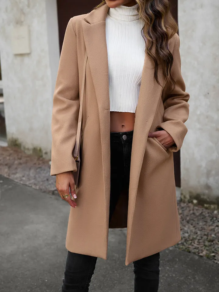 Pocketed Long Sleeve Jacket