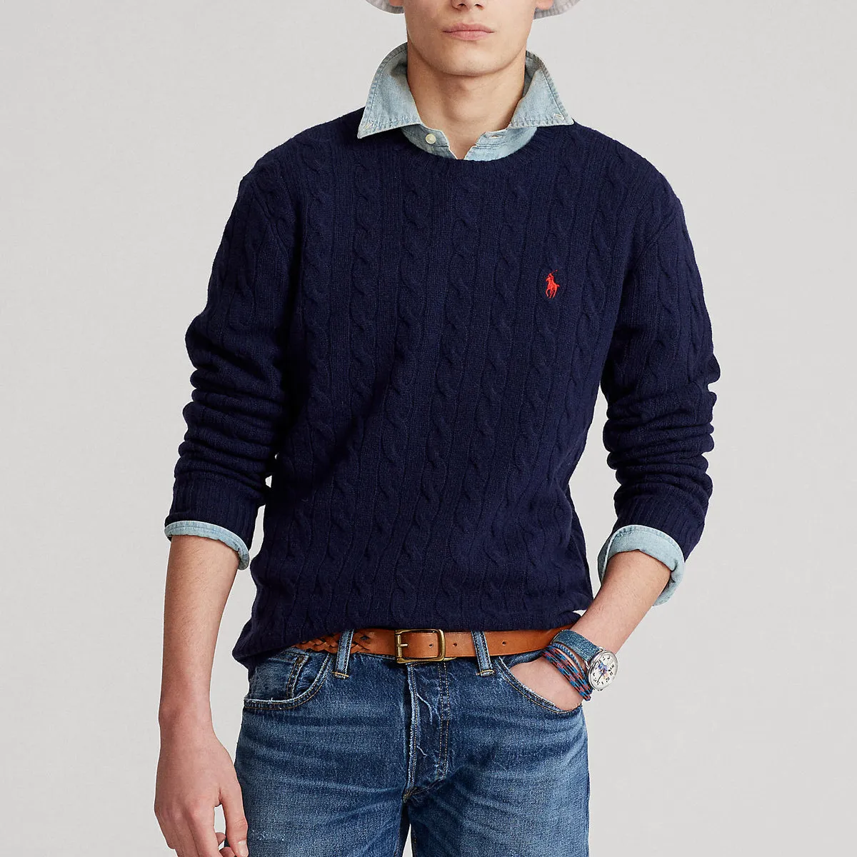 Polo Ralph Lauren - Cable Knit Jumper in Navy