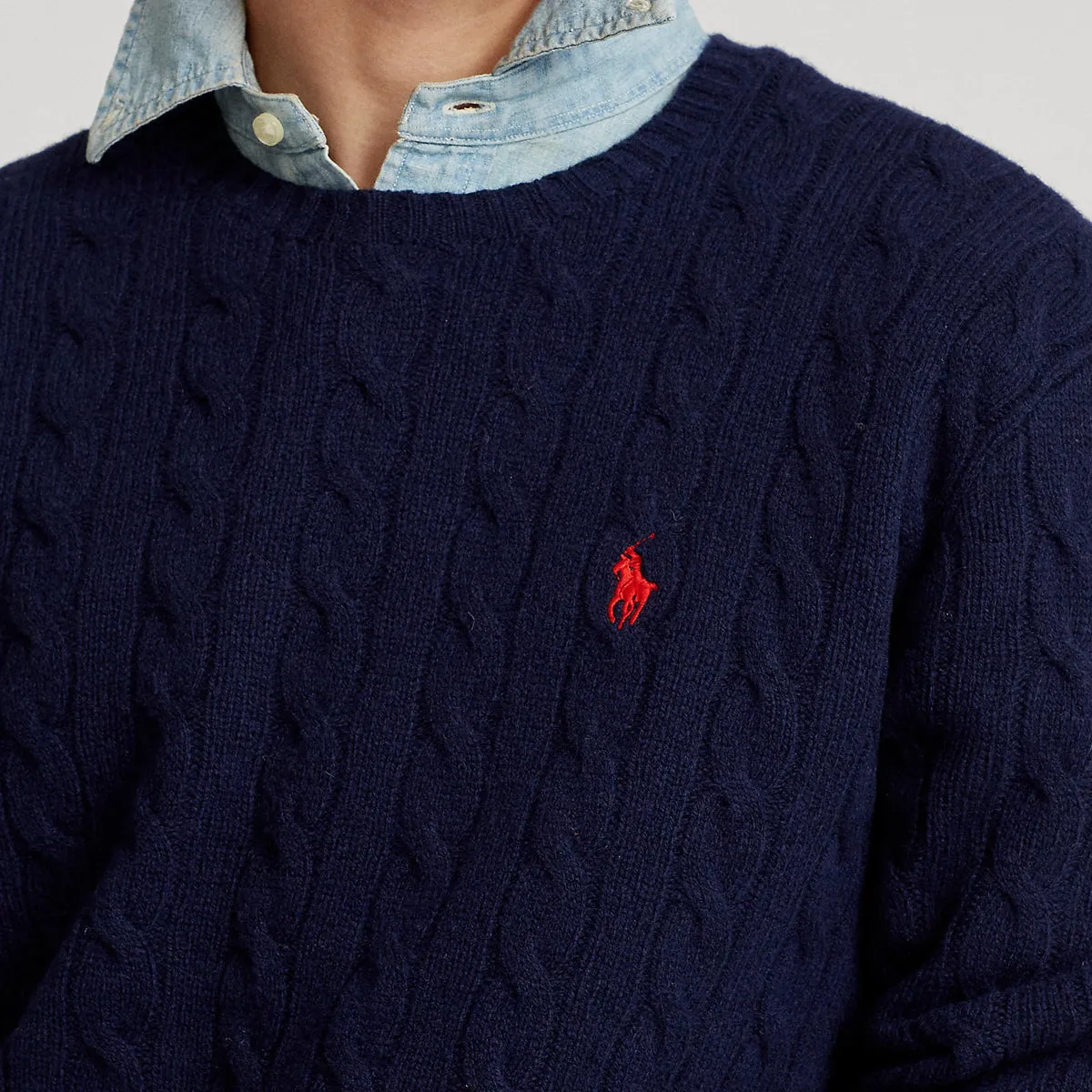 Polo Ralph Lauren - Cable Knit Jumper in Navy