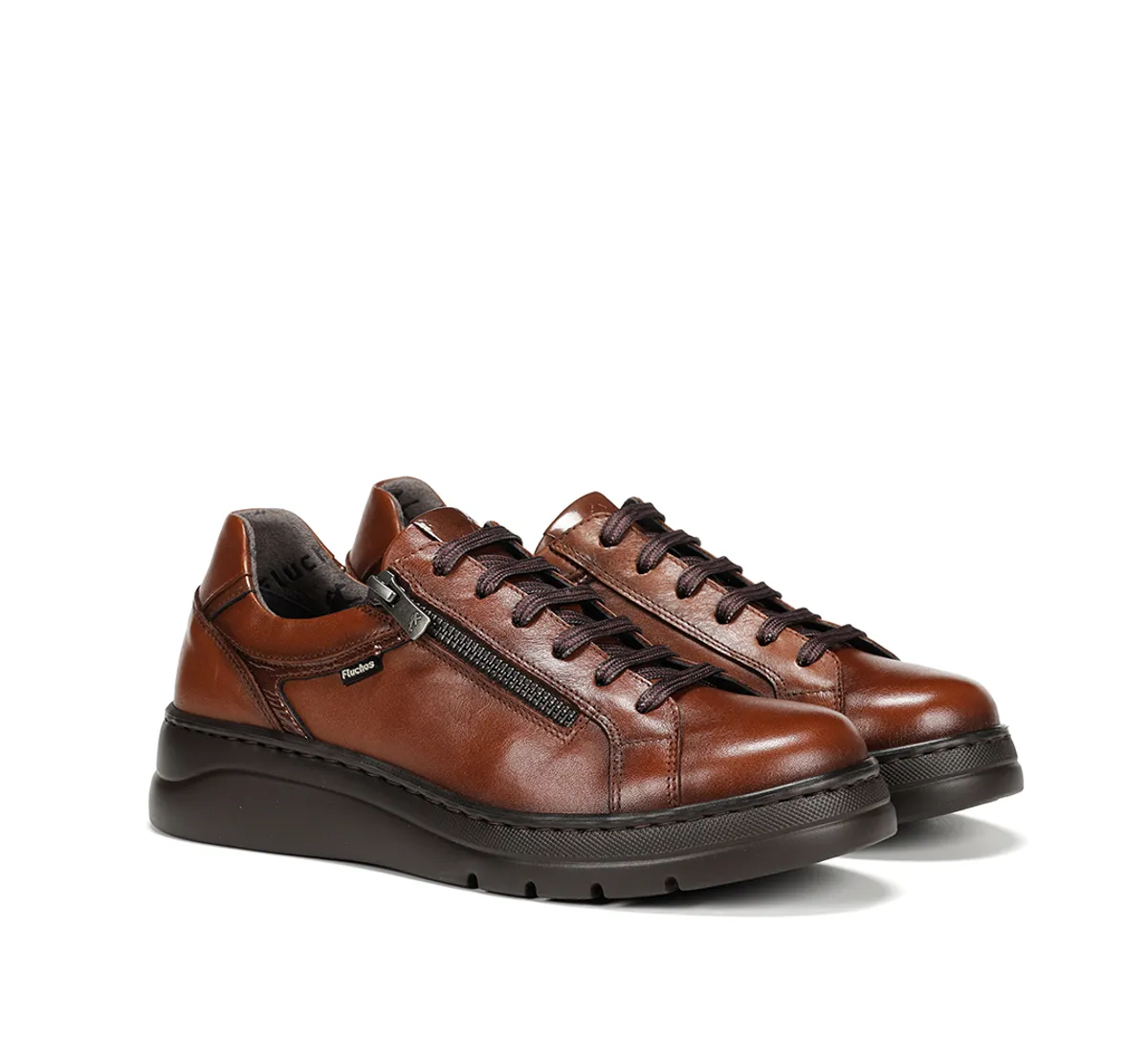 POMPAS F1666 Brown Sneakers