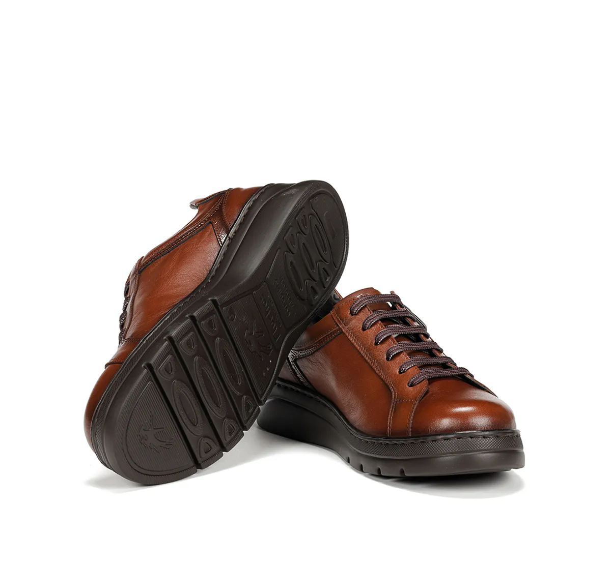 POMPAS F1666 Brown Sneakers