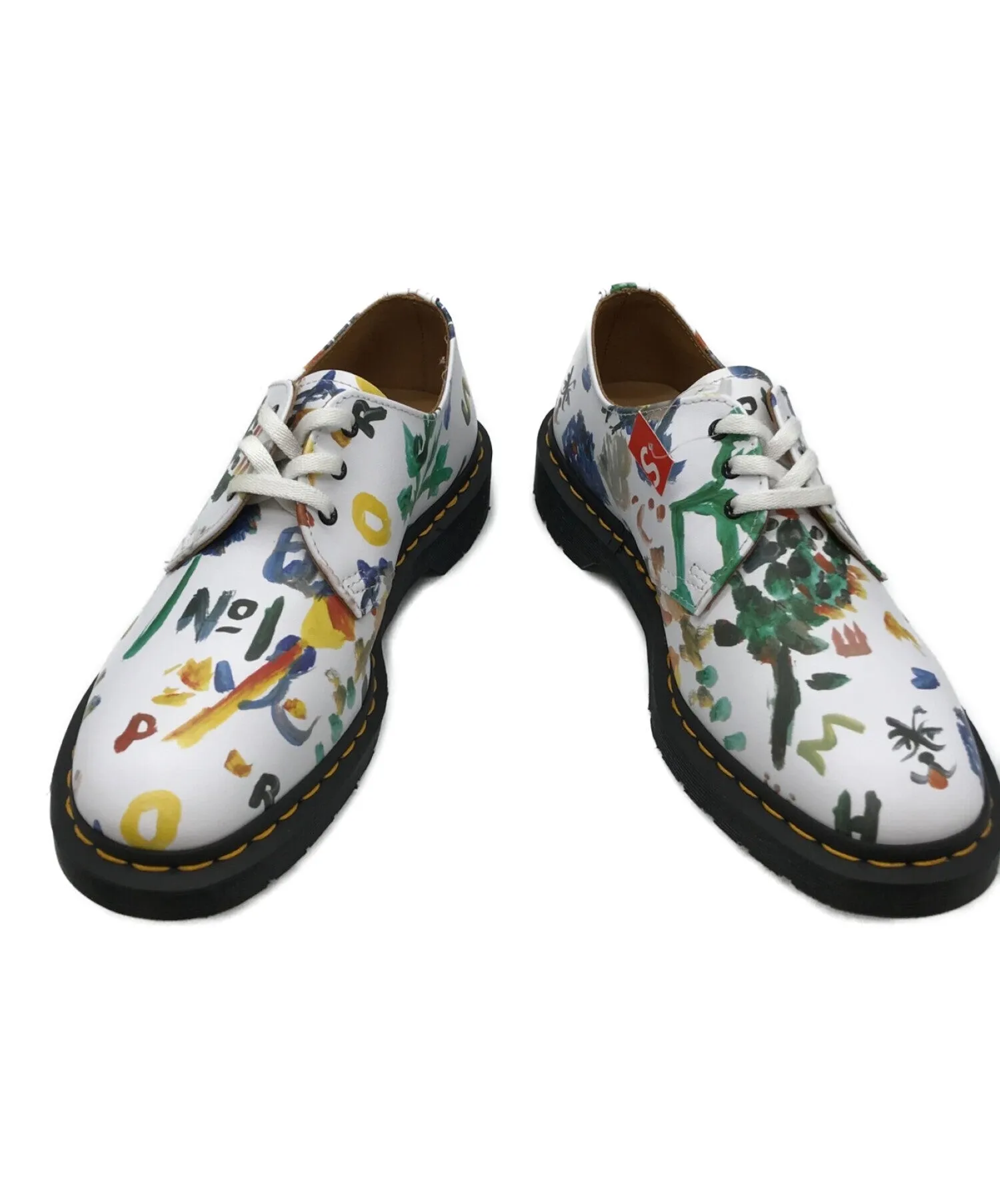 [Pre-owned] Yohji Yamamoto × Supreme × Dr. Martens 3eye-Shoe White 3-hole shoes 28010100