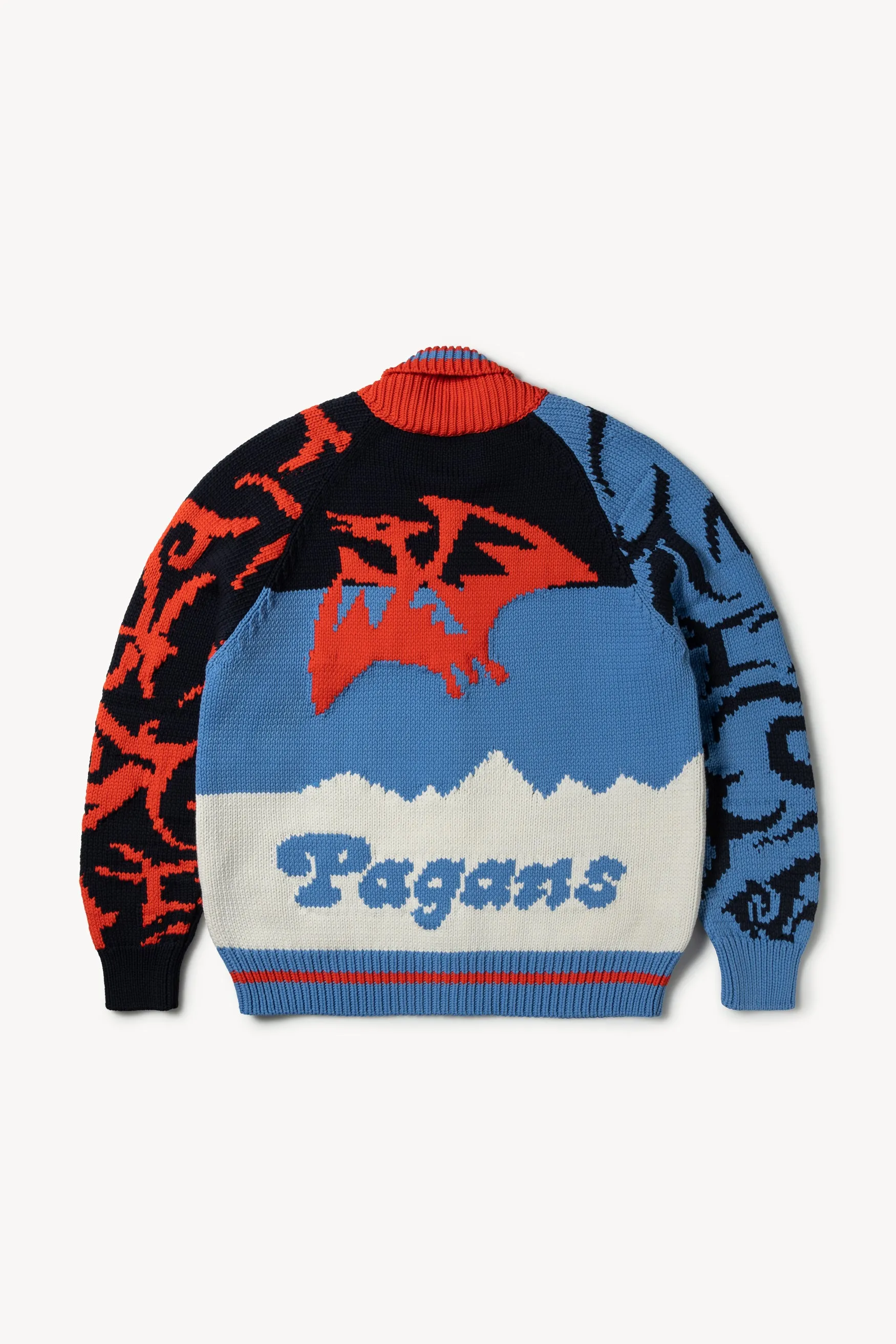 Pterodactyl Varsity Knit Jacket