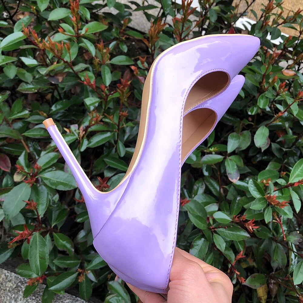 Purple Classic Pumps Shoes