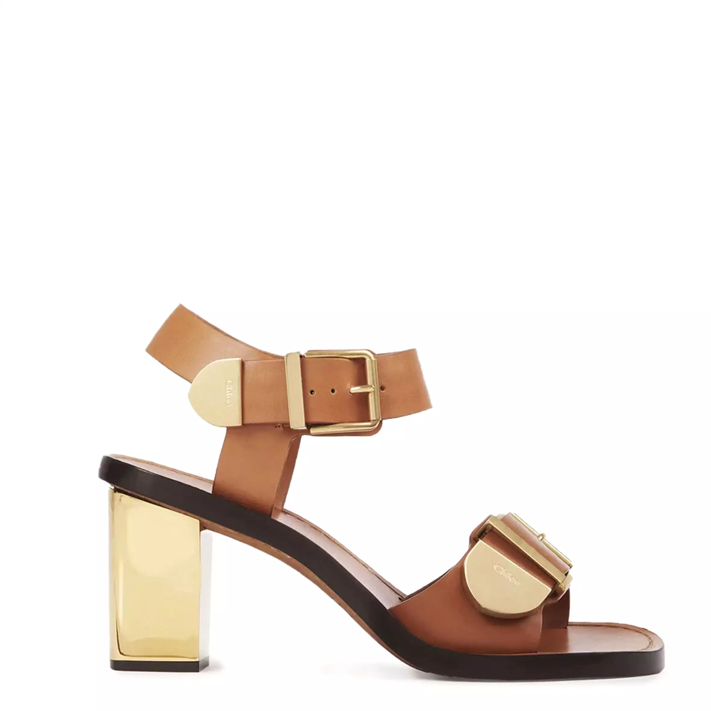 Rebecca Gold Heel, 70 Luminous Ochre