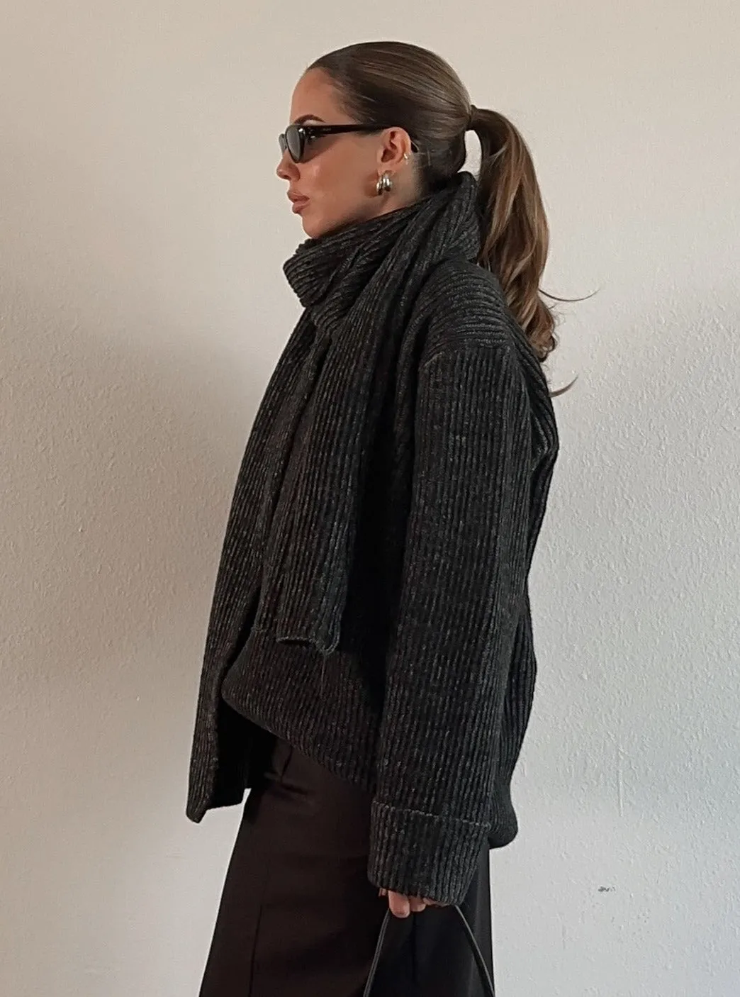 Remy Scarf Knit Jumper by 4th & Reckless - FINAL SALE