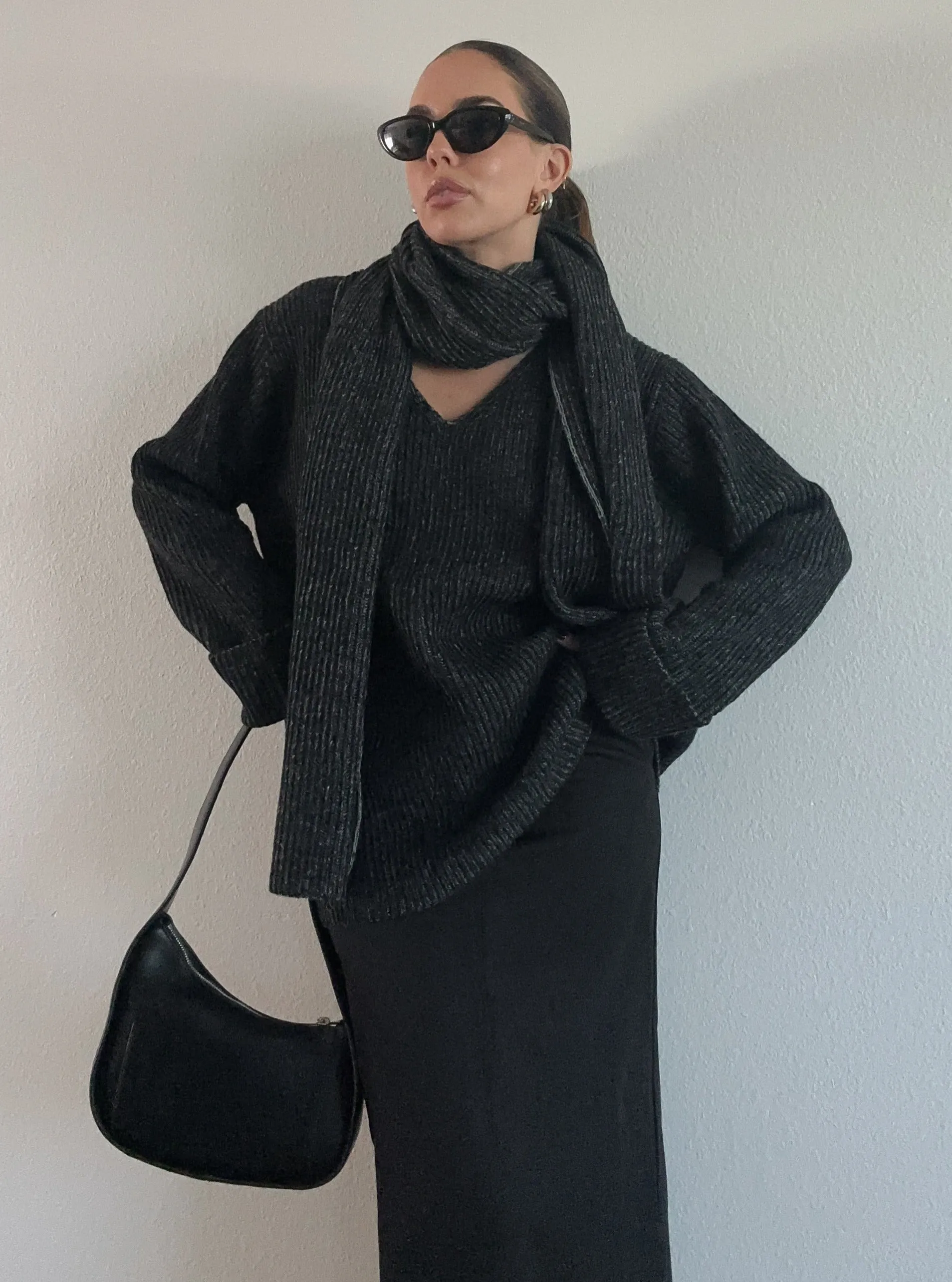 Remy Scarf Knit Jumper by 4th & Reckless - FINAL SALE