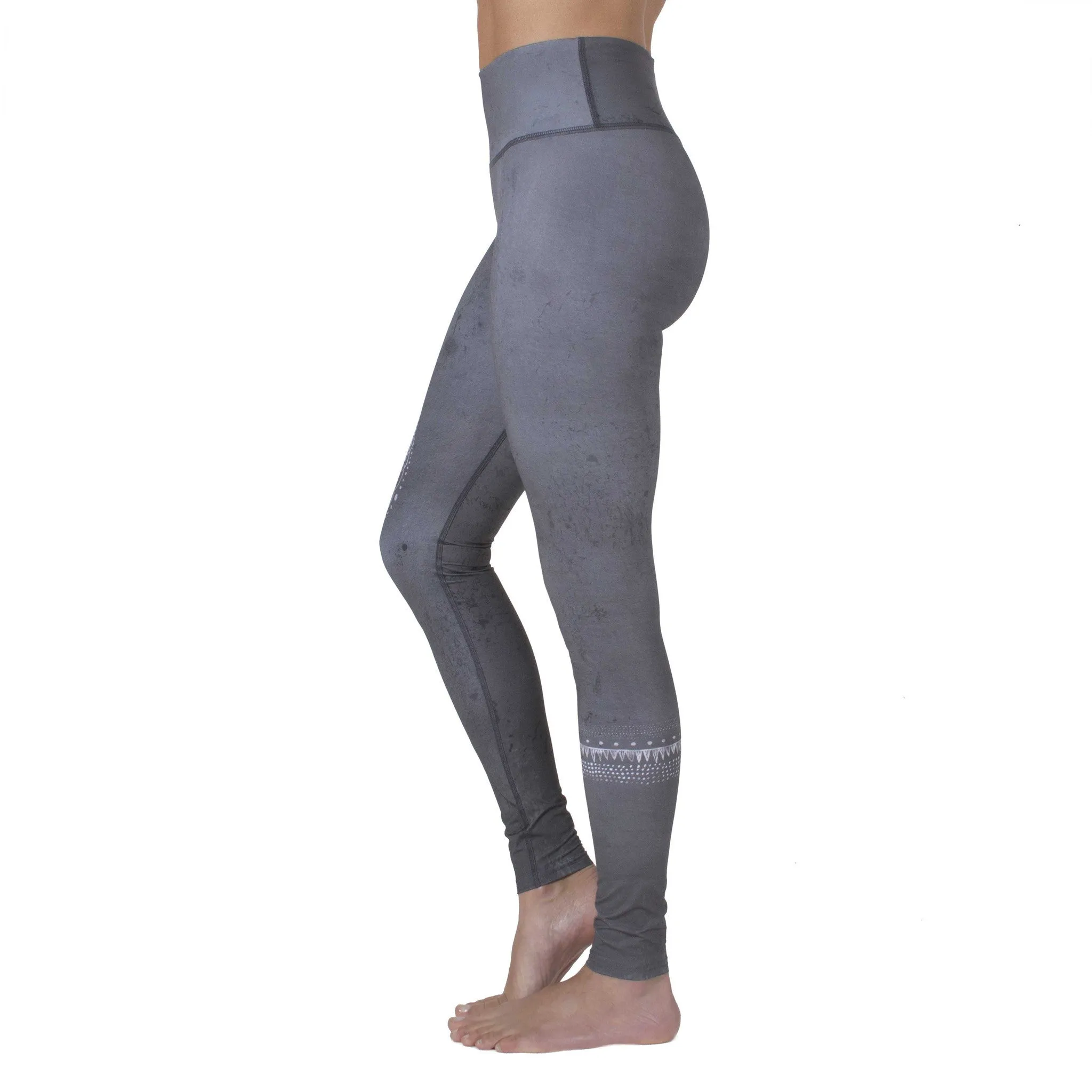 Rose Buddha legging de yoga hamsa fleuri