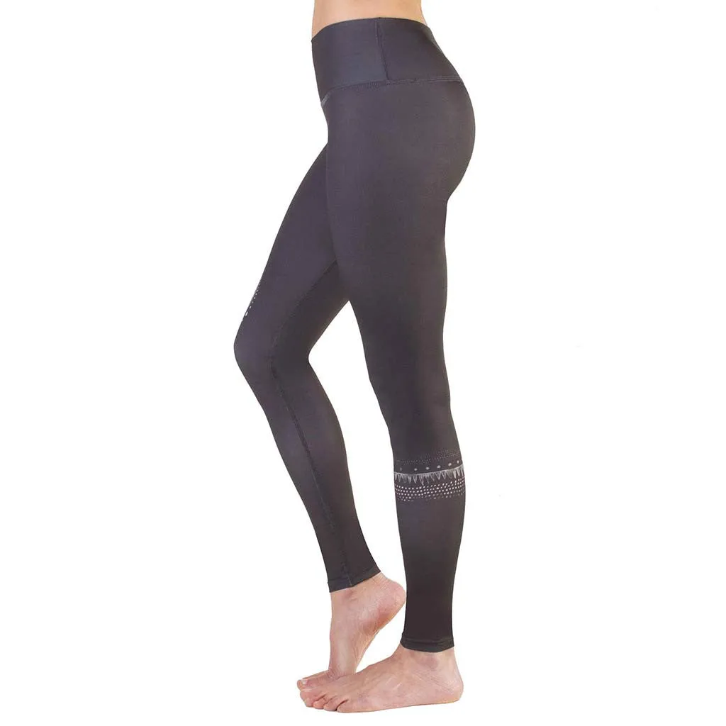 Rose Buddha legging de yoga hamsa fleuri