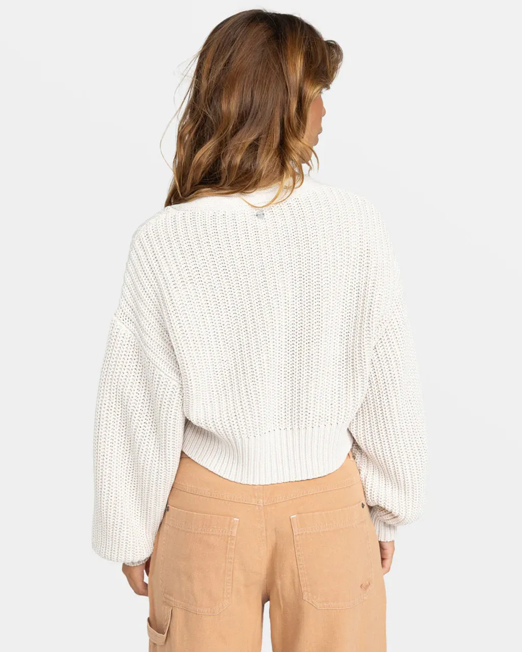 ROXY SUNDAZE WASHED CARDIGAN SWEATER