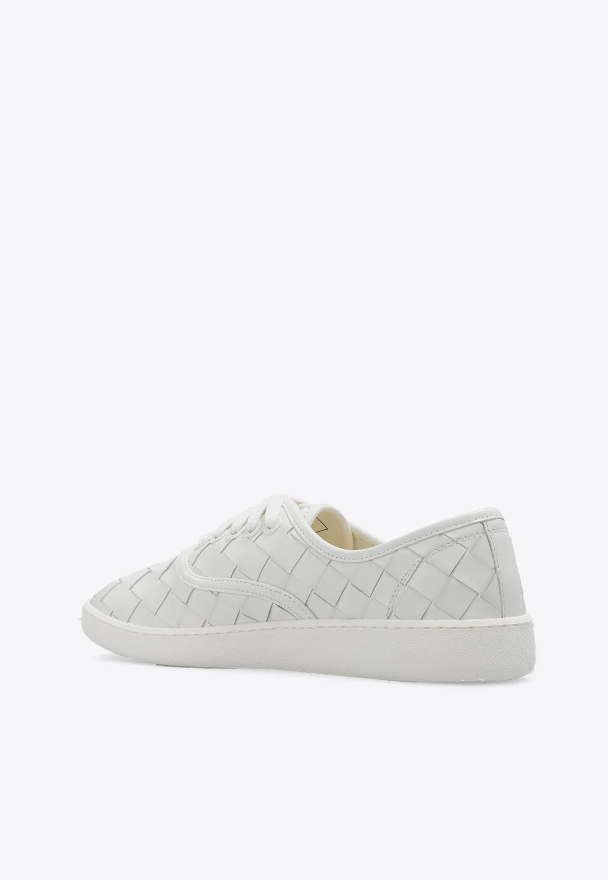 Sawyer Intrecciato Leather Low-Top Sneakers