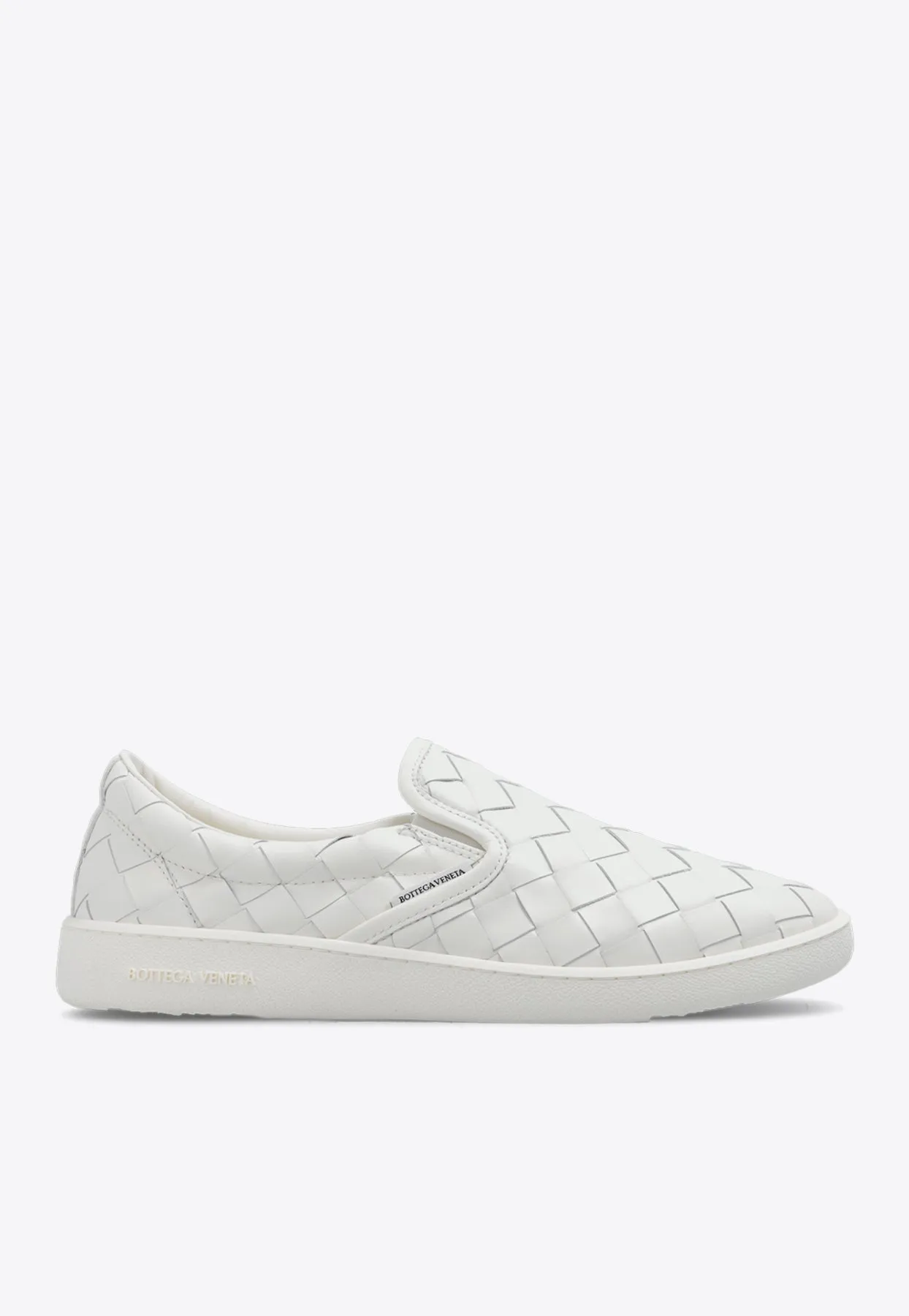 Sawyer Intrecciato Leather Slip-On Sneakers