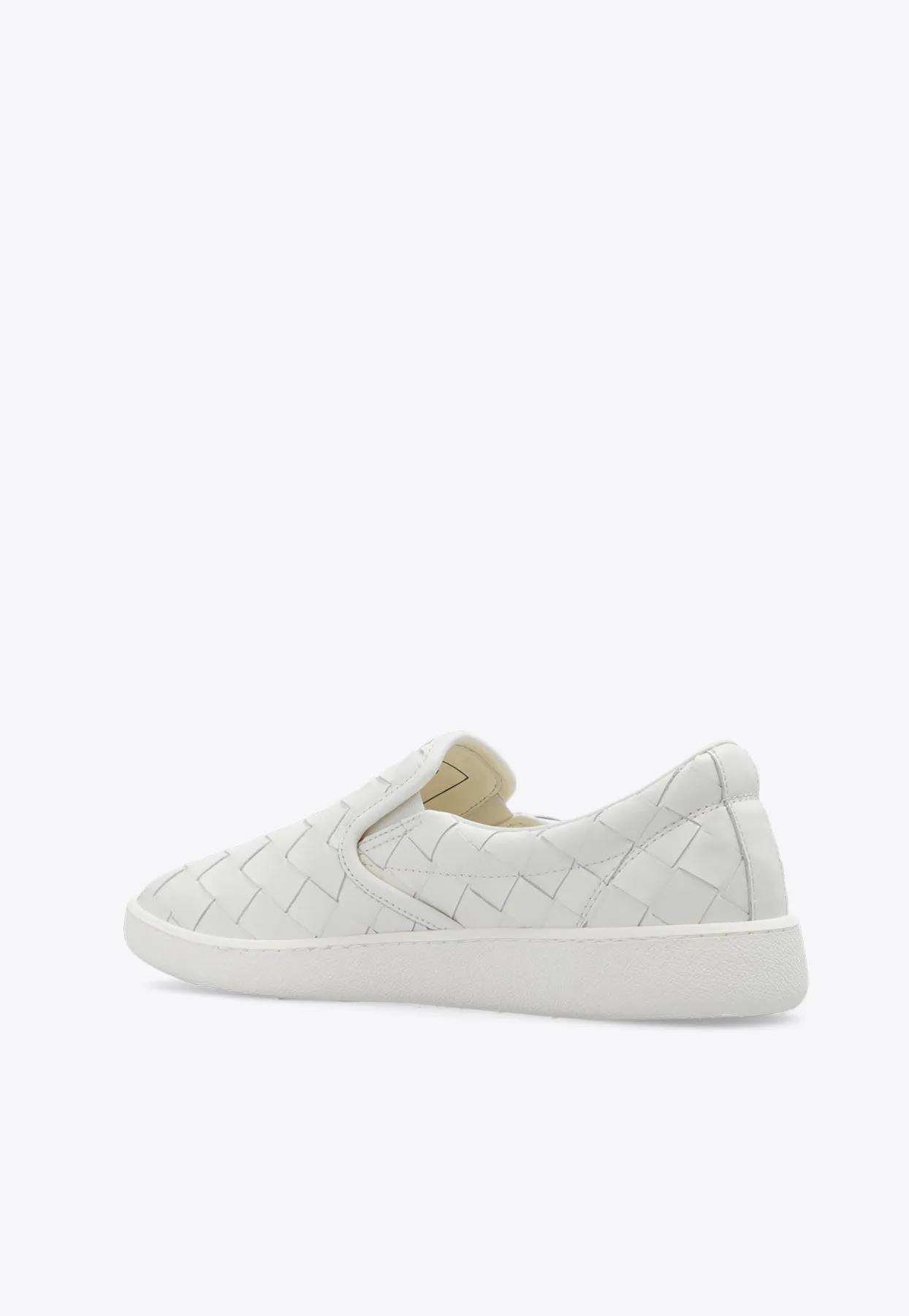 Sawyer Intrecciato Leather Slip-On Sneakers