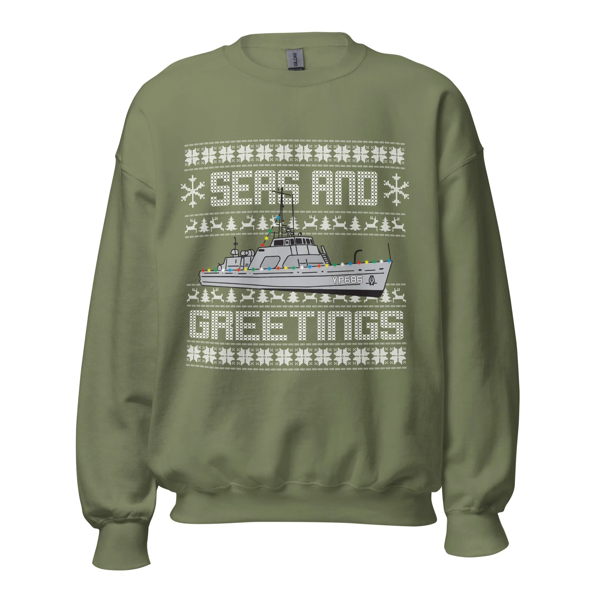 SEAS & GREETINGS Ugly Christmas Sweater