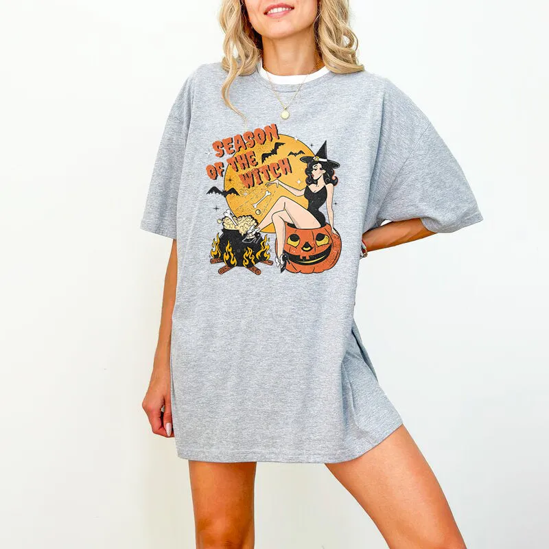 Season of the Witch Halloween T Shirt for Women