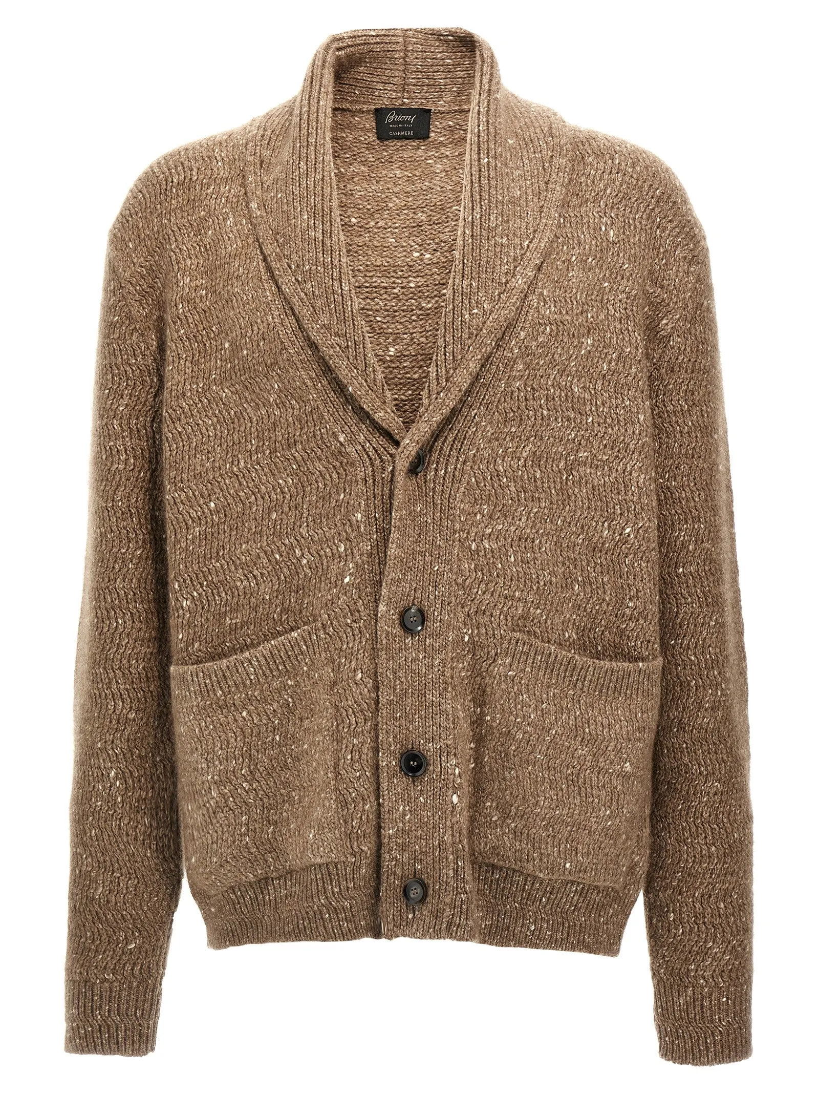 Shawl Neck Cardigan Sweater, Cardigans Beige