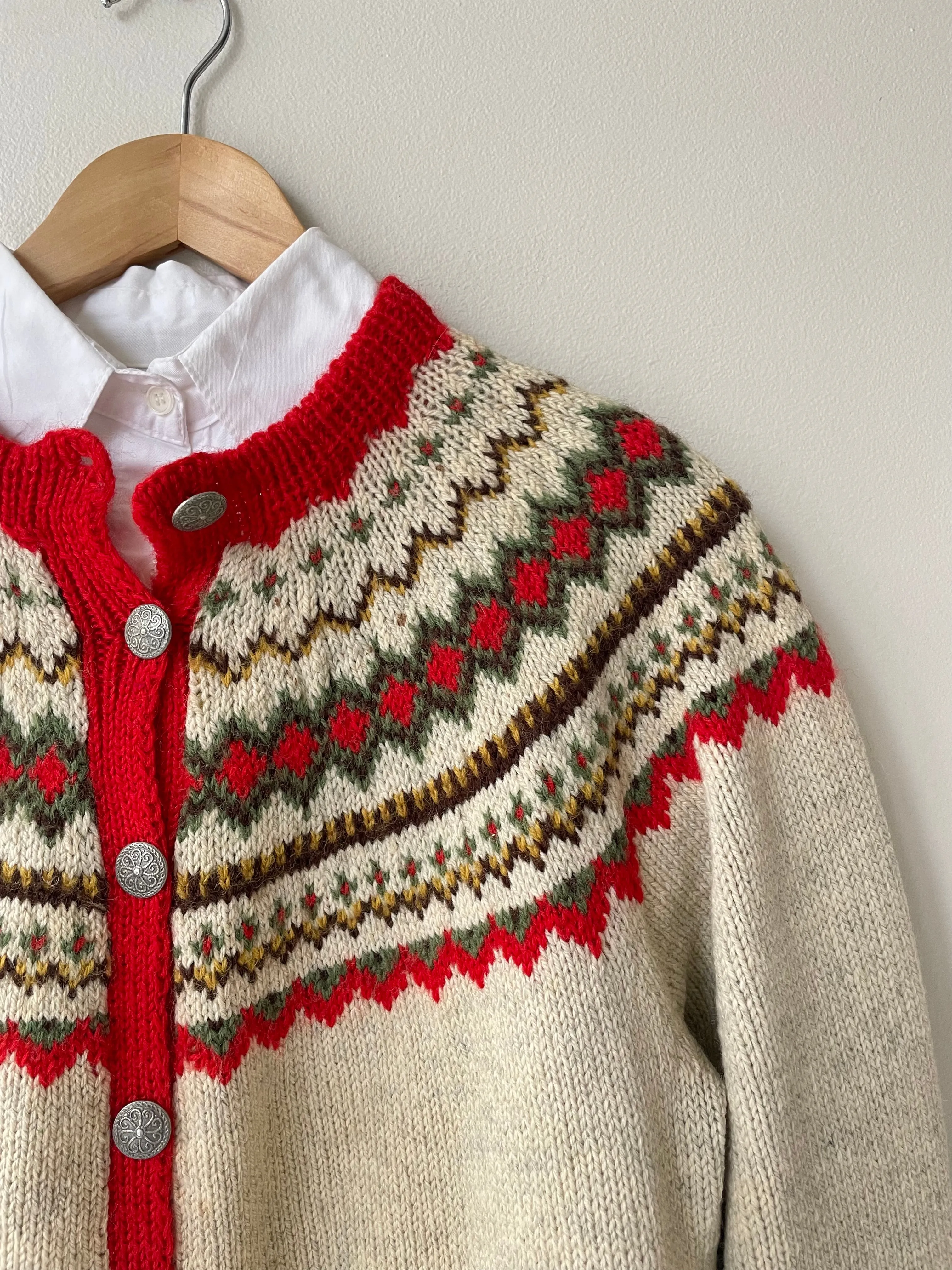 Siril Fair Isle Cardigan | 1960s